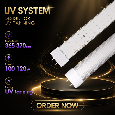 LEARNEW High Power 100W -120W 365-370nm UV LED for Skin Treatment Spectral Detection & Fluorescent Reaction