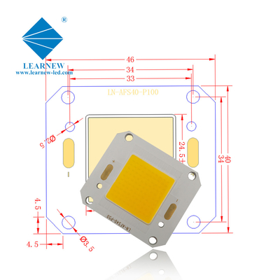 40X46MM Size Cob Led Chip 4046 5500k Design Ideal for Flood Light 100w