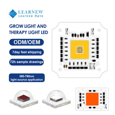 100w 7070 Low Thermal Resistance GROW LED COB  for Plant Growth Lighting