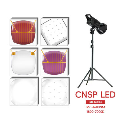 LEARNEW High Power ALN Coppering LED Chip 3W/2W Mixed Spectrum 365nm UV & 1600nm IR 120 Sphere 1.6mm 2.8-3.4V 1800K-700K Ra70