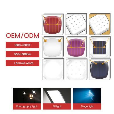 LEARNEW High Power LED Chip 2W/3W 1800K-7000K Customizable Color Temperature 2.8-3.4V 120 Viewing Angle Constant Current