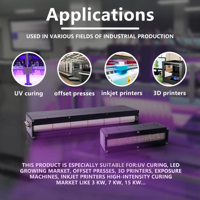 UV LED Curing System Super Power 600W 1200W 395nm 120° Water cooling ...