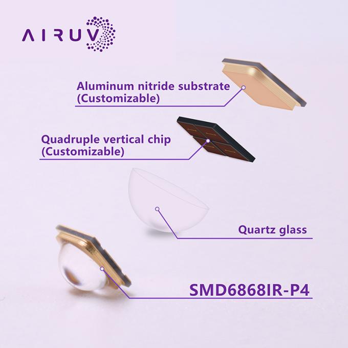 LED Encapsulation Series 5W 8W 6868 IR LED CHIP IR Infrared Red LED 730nm